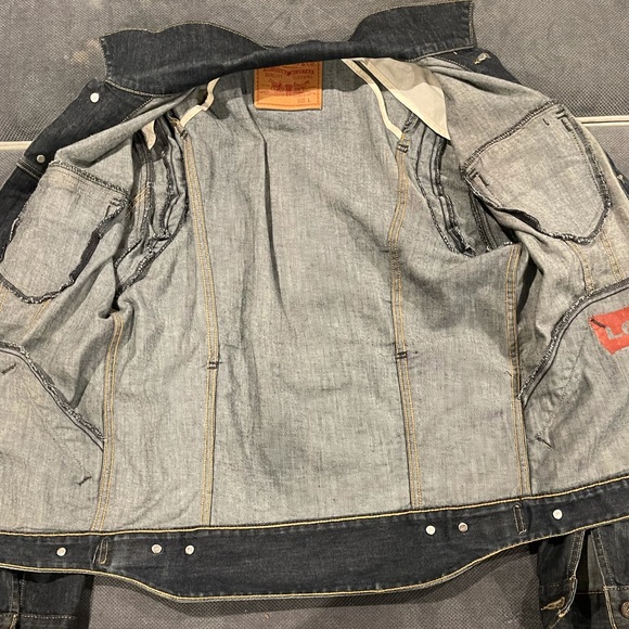 Discontinued Levi’s pro style denim trucker jacket for cycling - Picture 11 of 11